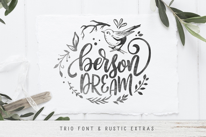 Font Berson Dream